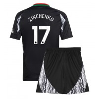 Maglie da calcio Arsenal Oleksandr Zinchenko #17 Seconda Maglia Bambino 2024-25 Manica Corta (+ Pantaloni corti)